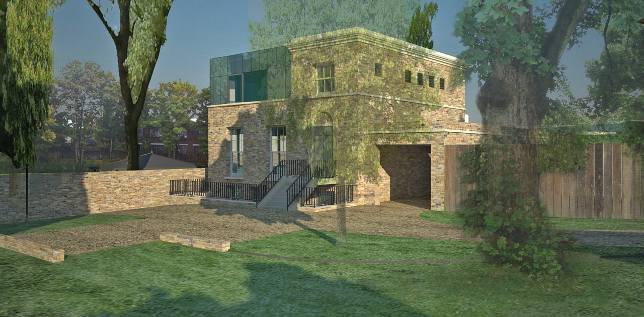 Beaufort House - View 2 close up Looking East from RGH